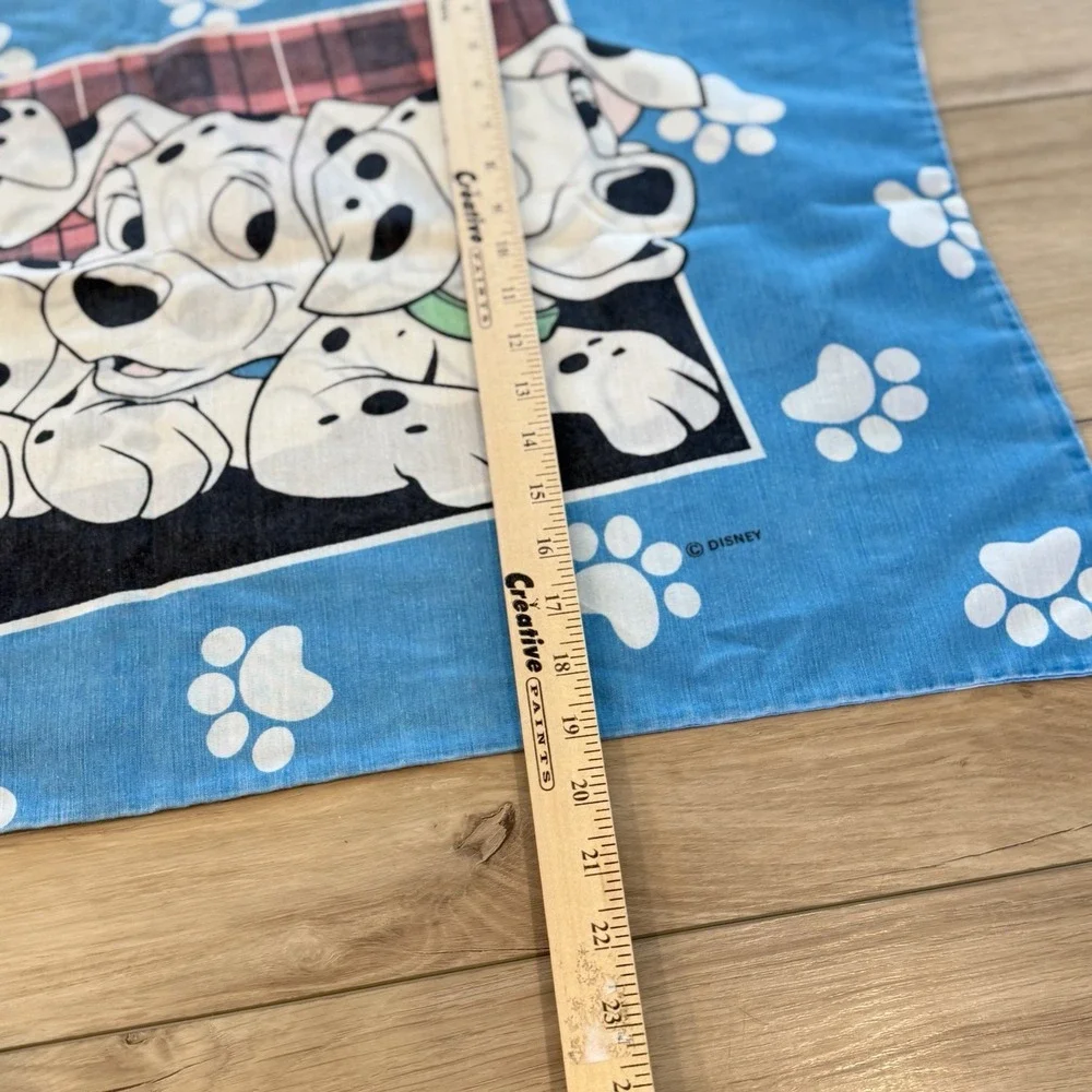 101 Dalmatians Disney Character Standard Pillowcase Double Sided Vintage 90s